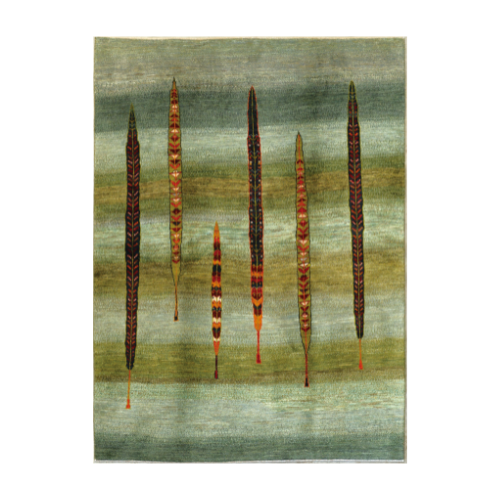 ギャッベ　カシュクリ　201×146cm