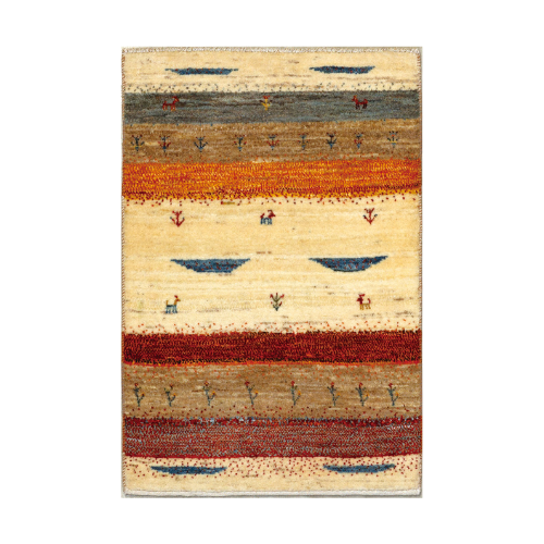 ギャッベ　カシュクリ　91×59cm